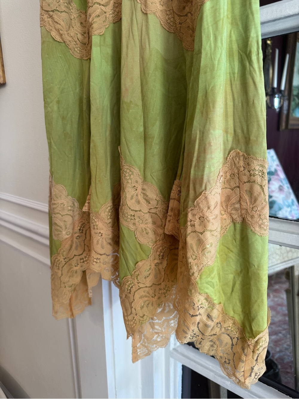 Y2K Vintage Marciano Lace-Trim Slip Dress - Picture 5 of 9
